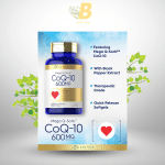Carlyle CoQ10 600mg 60 Softgels in Bangladesh