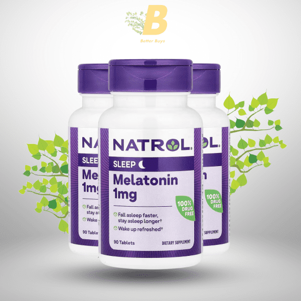 Natrol, Melatonin, 1 mg, 90 Tablets - Image 2