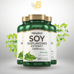 Piping Rock Soy Isoflavones | 1500 mg | 180 Capsules - Image 2