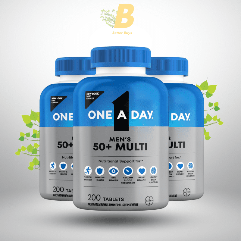 One A Day Men’s 50+ Multivitamins, 100 Tablets