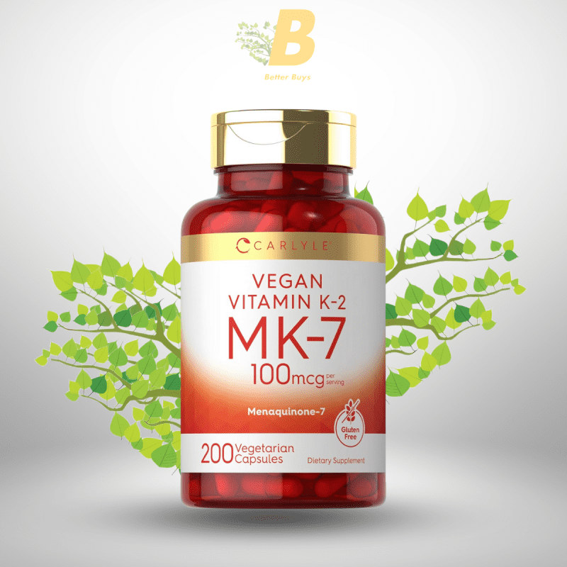 Carlyle Vegan Vitamin K-2 Mk-7 - 100 Mcg in Bangladesh