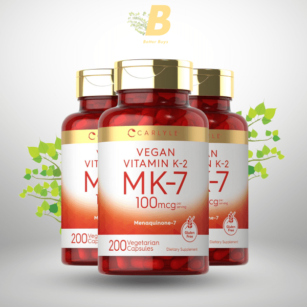 Carlyle Vegan Vitamin K-2 Mk-7 - 100 Mcg in Bangladesh