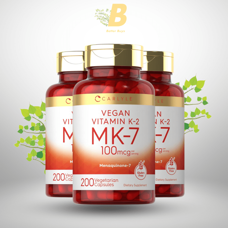 Carlyle Vegan Vitamin K-2 Mk-7 - 100 Mcg in Bangladesh