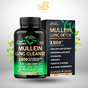 Nutra Harmony Mullein Lung Cleanse 3500Mg in Bangladesh