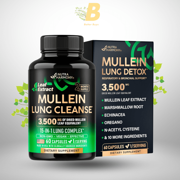 Nutra Harmony Mullein Lung Cleanse 3500Mg in Bangladesh