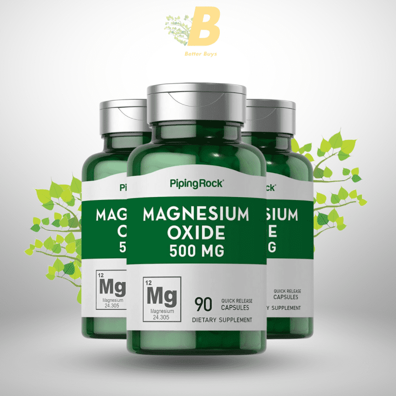 Pipingrock Magnesium Oxide 500Mg in Bangladesh