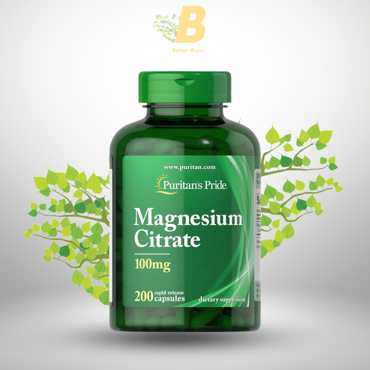 406 Puritan'S Pride Magnesium Citrate 100 Mg in Bangladesh