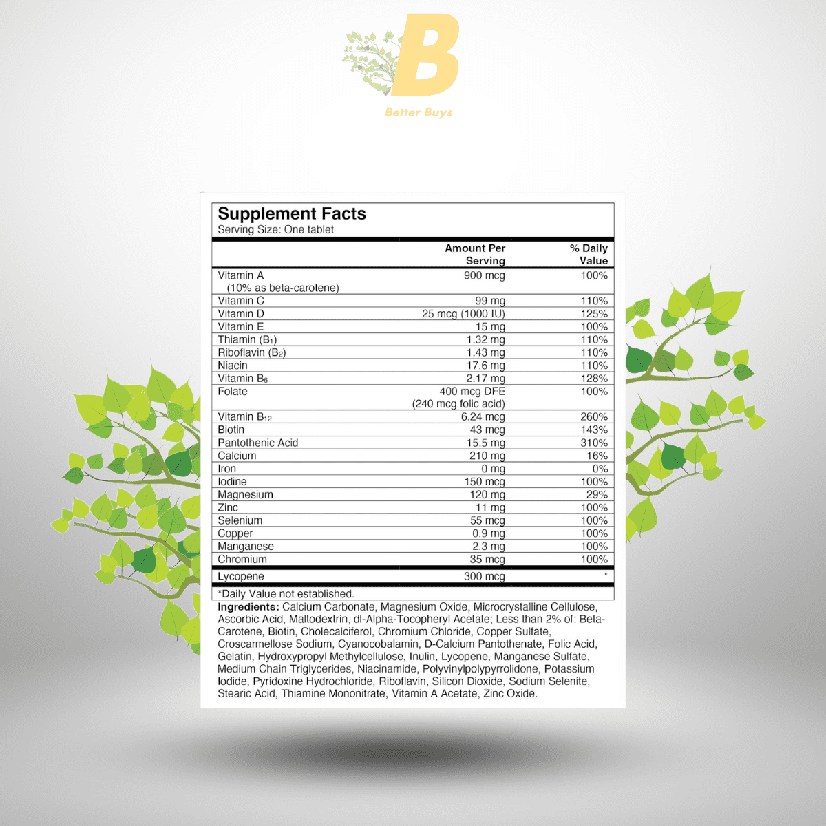 One a day men's complete Multivitamin 120 Tablets 1 417