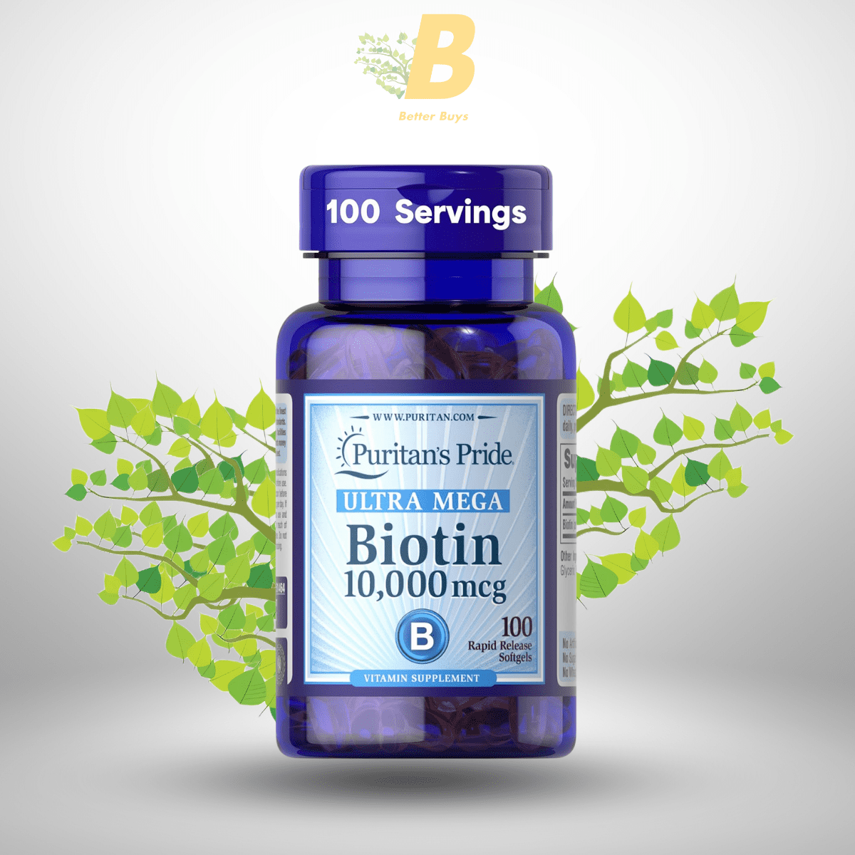 427 Puritan'S Pride Uitra Mega Biotin 10,000 Mcg in Bangladesh