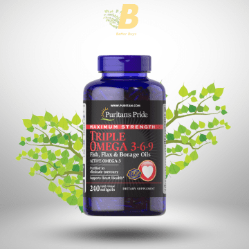 Puritans Pride Maximum Triple Omega 3-6-9 Fish Oils in Bangladesh
