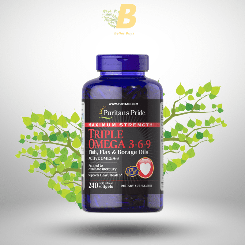 Puritans Pride Maximum Triple Omega 3-6-9 Fish Oils in Bangladesh