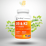 Dr. Berg D3 & K2 Vitamin 10 000 Iu / 100 Mcg in Bangladesh