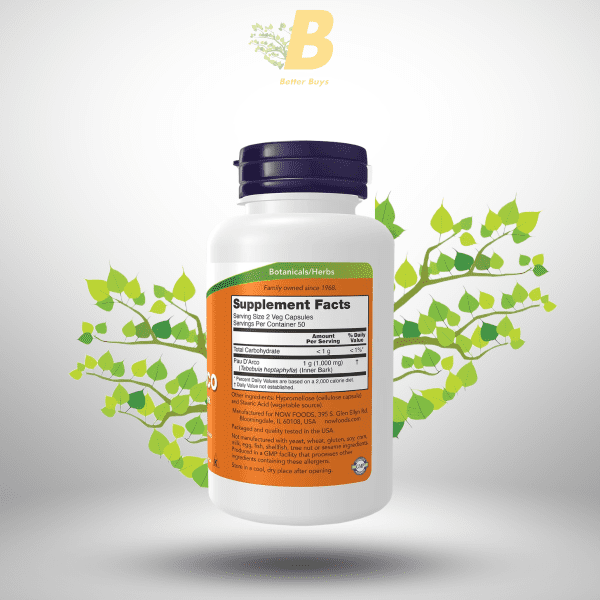 Now Pau D'Arco 500 Mg in Bangladesh