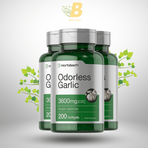 Horbäach Odorless Garlic 3600Mg in Bangladesh