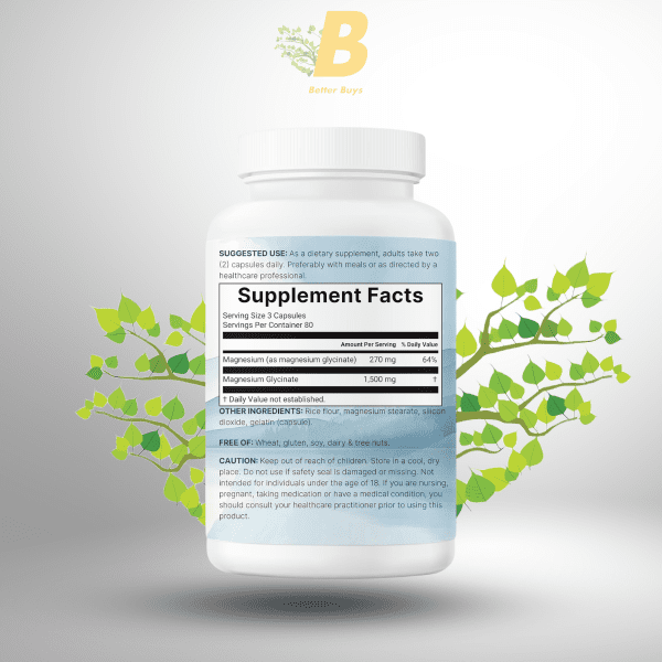 Micro Ingredients Magnesium Glycinate 1500Mg in Bangladesh