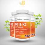 Dr. Berg D3 & K2 10,000 IU 120 Capsules - authentic USA supplement in Bangladesh Dr. Berg Vitamin D3 K2 label - USA imported BD Buy Dr. Berg D3 K2 online in Bangladesh - Better Buys BD
