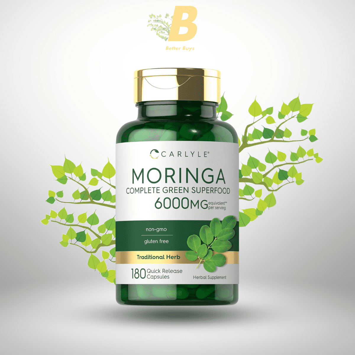 Carlyle Moringa Oleifera Capsule – 6000mg Superfood | 180 Capsules | Best Price in Bangladesh Carlyle Moringa Oleifera Capsule – 6000mg Superfood | 180 Capsules | Best Price in Bangladesh
