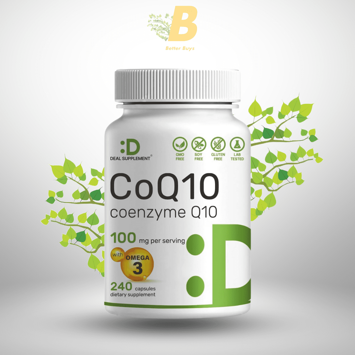 DEAL SUPPLEMENT CoQ10 100mg with Omega 3 – 240 Capsules – Now Available in Bangladesh DEAL SUPPLEMENT CoQ10 100mg with Omega 3 Fatty Acid 100mg in Bangladesh