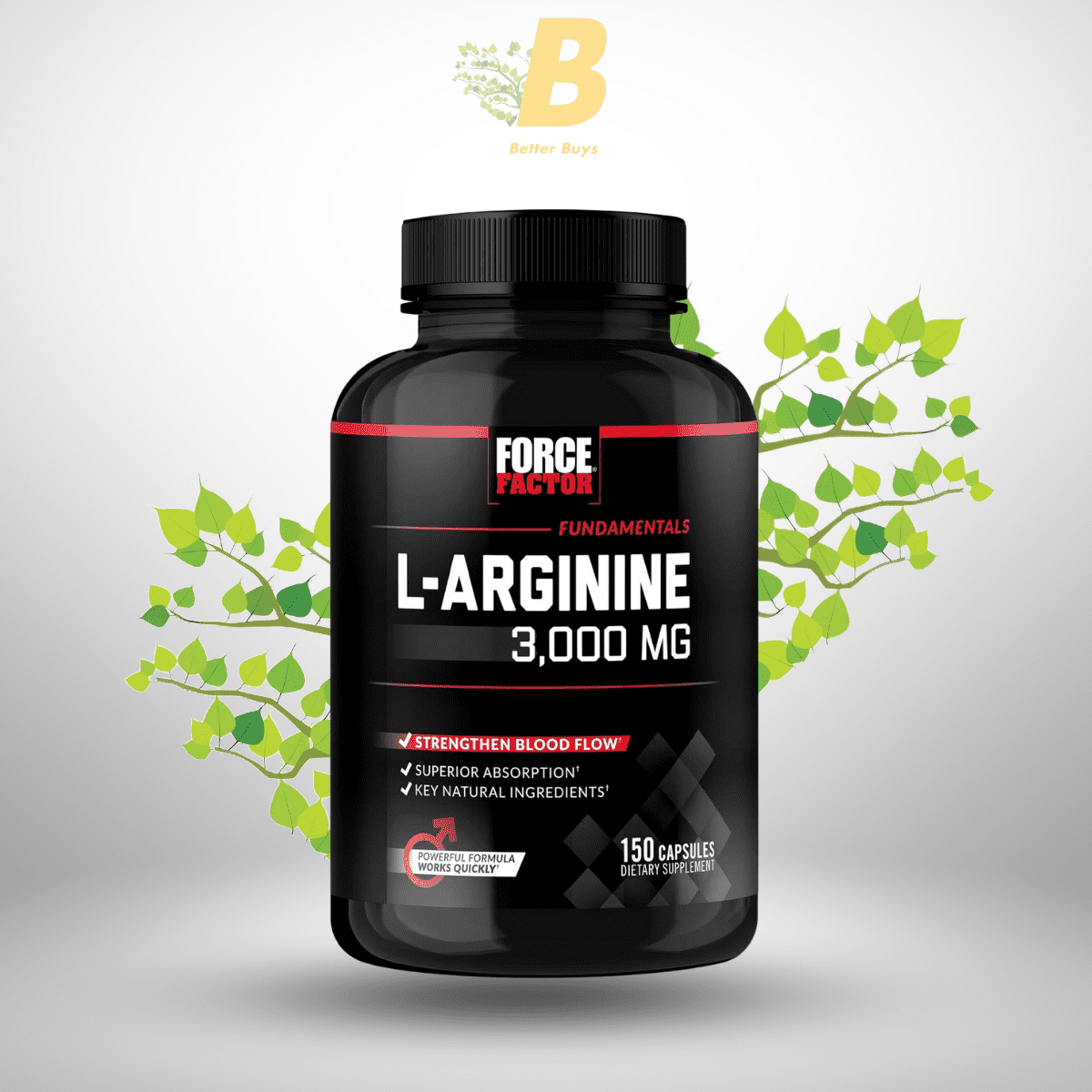 Force Factor L-Arginine Nitric Oxide Supplement 3000mg in Bangladesh Force Factor L-Arginine