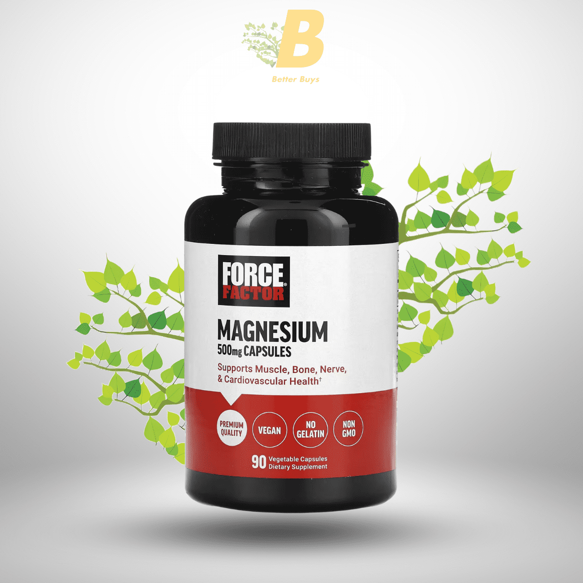Force Factor Magnesium 500 mg – Premium Muscle, Bone, Nerve, and Cardiovascular Health Supplement in Bangladesh Force Factor Magnesium 500 mg