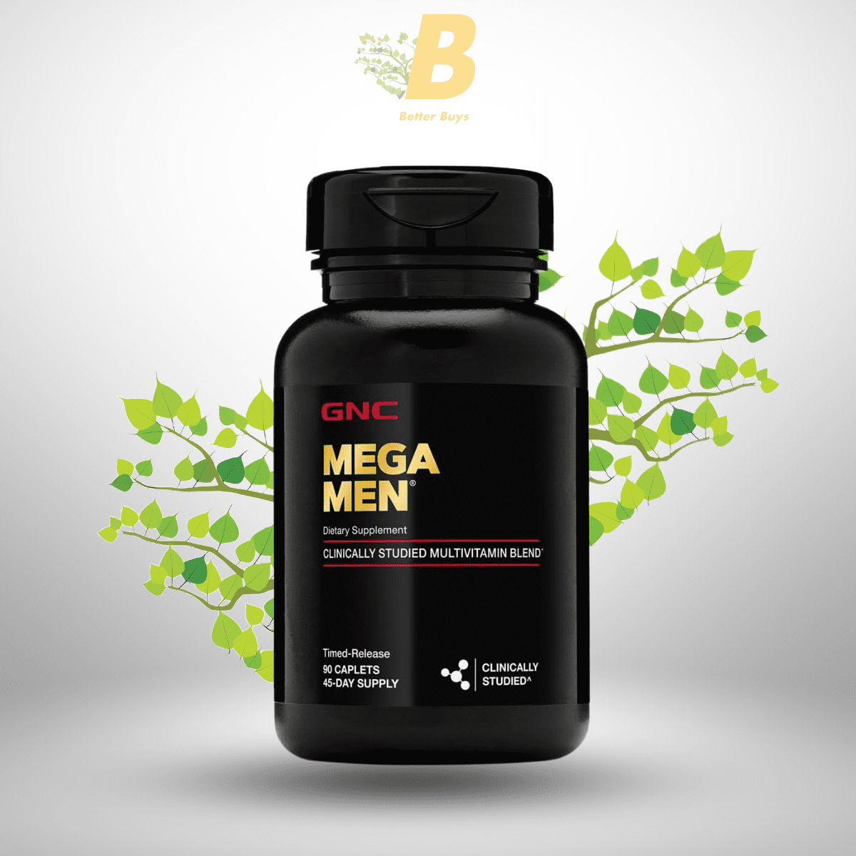 GNC Mega Men Multivitamin Caplets ā Energy & Immune Support for Men GNC Mega Men Multivitamin