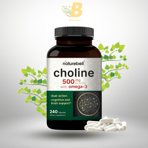Naturebell choline supplement, Choline Supplements Bangladesh, Omega-3 Supplements Bangladesh, Prenatal Supplements Bangladesh, Naturebell Choline Supplements BD