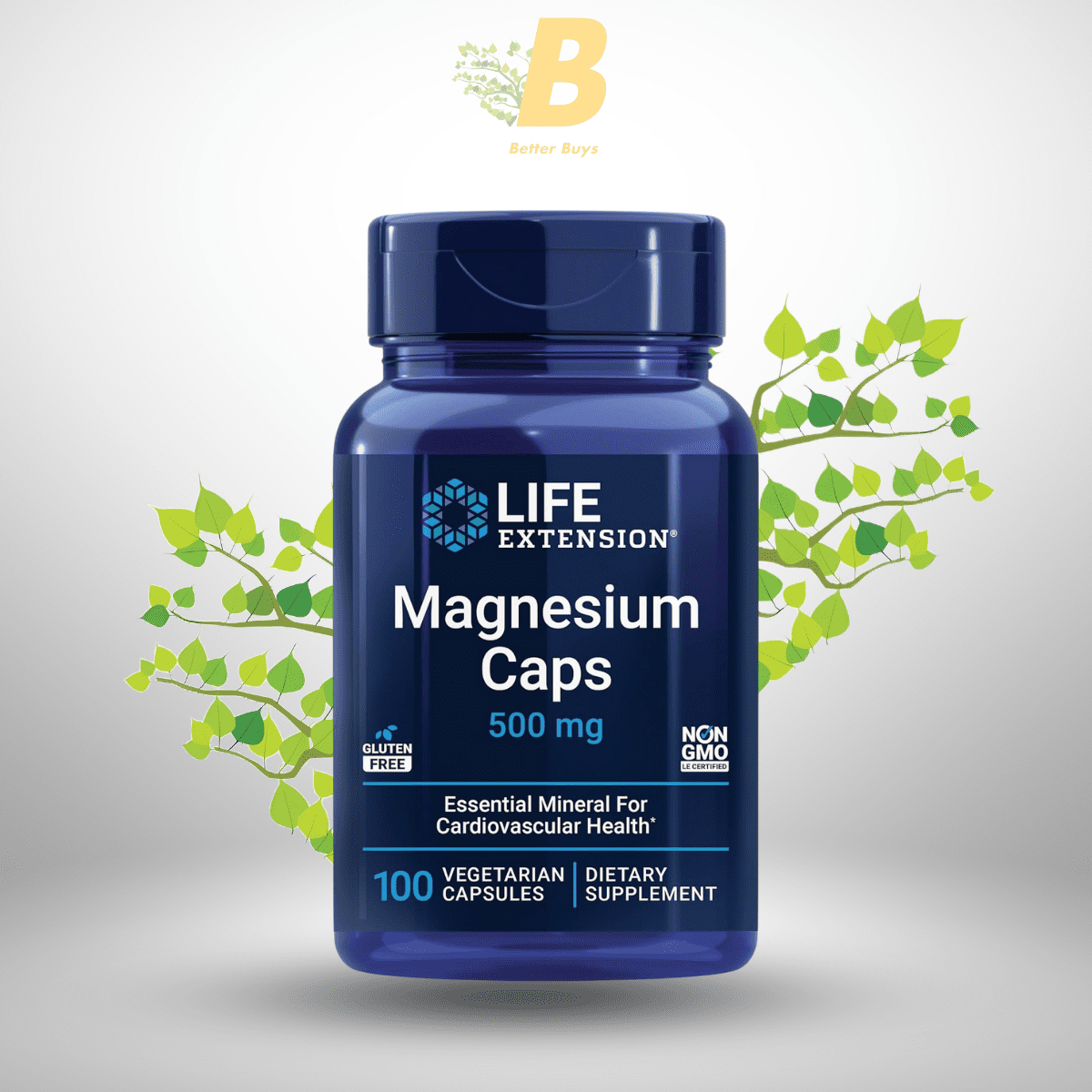 Life Extension Magnesium Caps 500mg for Heart & Bone Health in Bangladesh Life Extension Magnesium Caps
