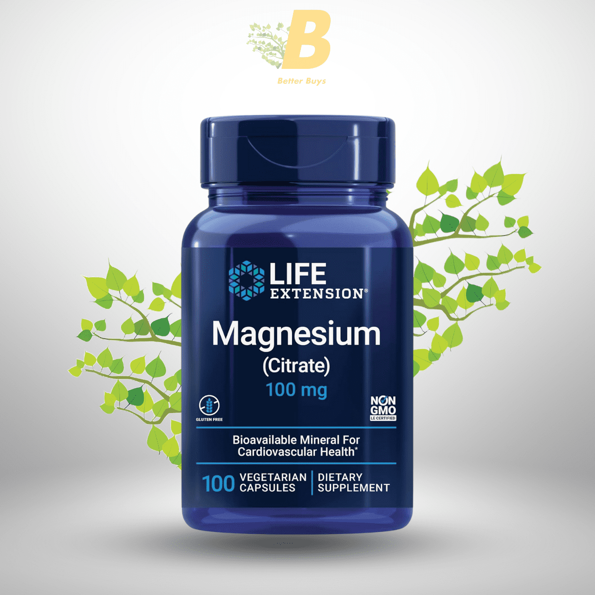 Life Extension Magnesium Citrate 100 mg – Best Supplement for Heart & Bone Health in Bangladesh Life Extension Magnesium Citrate