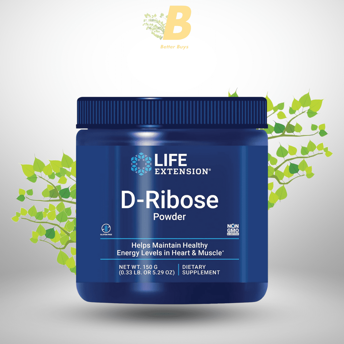 Life Extension D-Ribose Powder for Cellular Energy & Heart Health – Available in Bangladesh Life Extension D-Ribose Powder