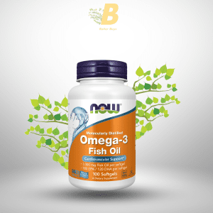 NOW Omega-3 1000mg 100 Softgels, NOW Omega-3 1000mg, Omega-3 supplement in Bangladesh, Original NOW Omega-3 BD, NOW Omega-3 price in BD, Heart health supplement Bangladesh