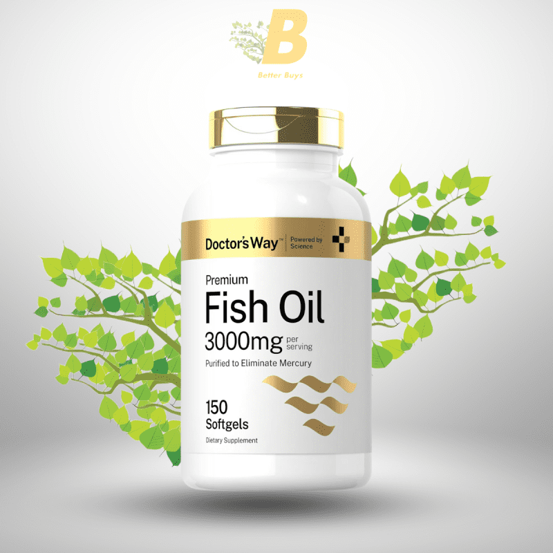 Buy Doctor’s Way Fish Oil in BD Imported Omega‑3 Fish Oil BD Doctor’s Way Fish Oil Bangladesh Omega‑3 softgel Bangladesh Doctor’s Way EPA DHA Bangladesh Non‑GMO fish oil Bangladesh Gluten free omega-3 Bangladesh Doctor’s Way heart health in Bangladesh