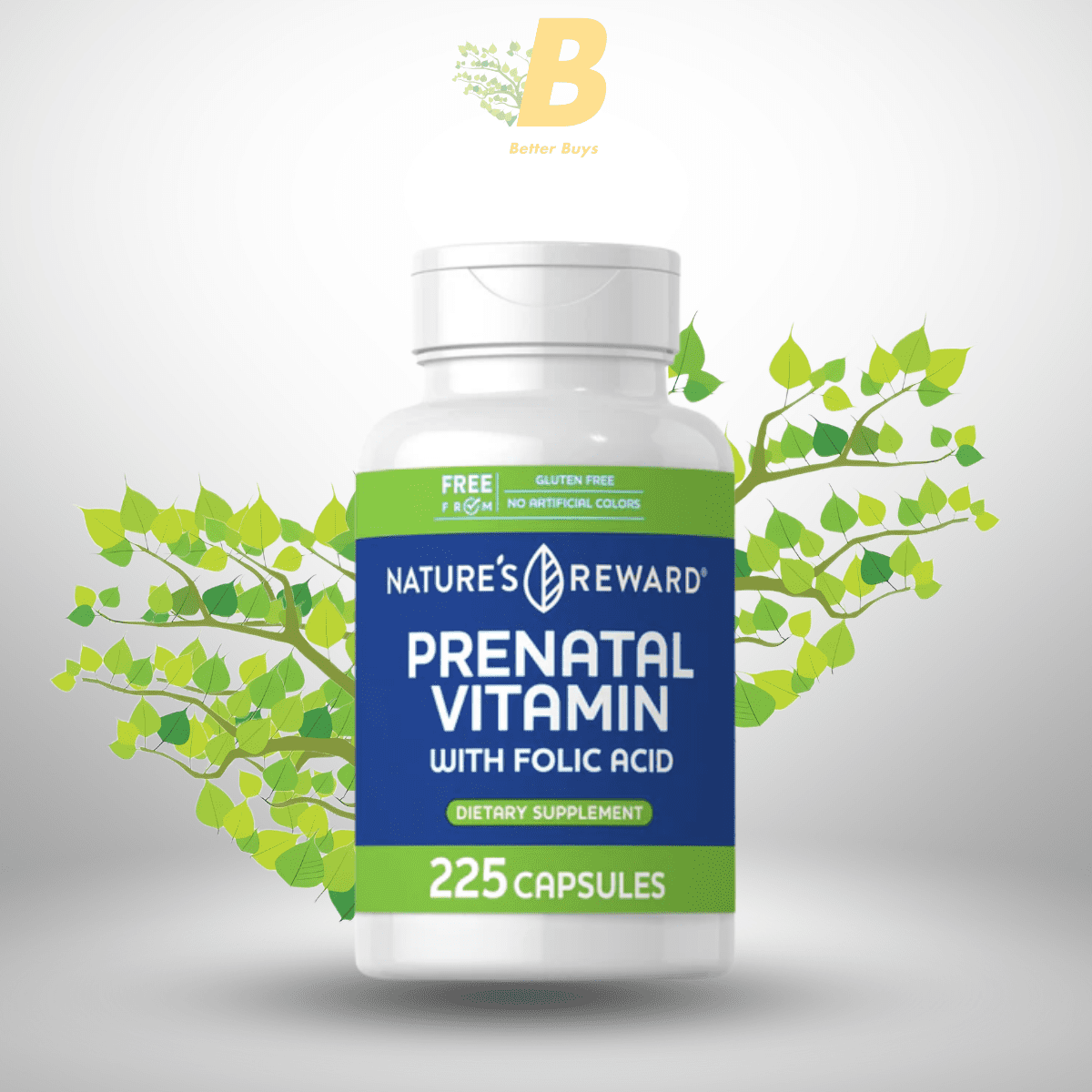 428 Piping Rock Prenatal Vitamin, 225 Capsules - Image 1