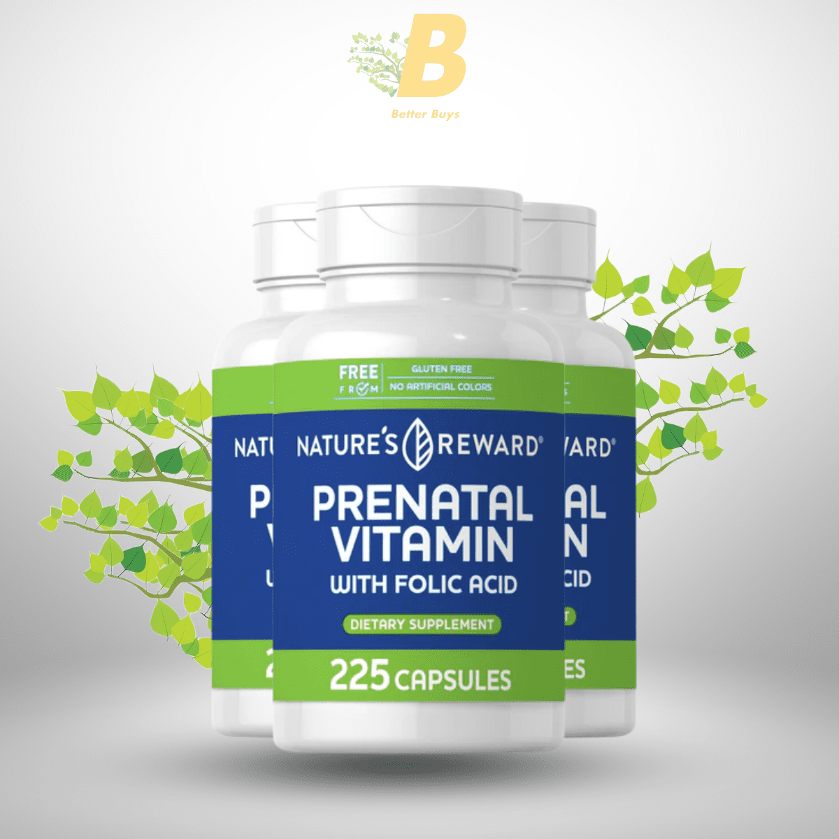 Piping Rock Prenatal Vitamin, 225 Capsules 1 429