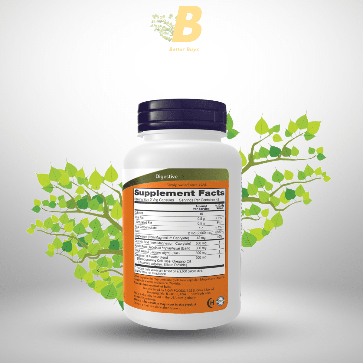 Now Candida Support-90 veg capsules 1 383