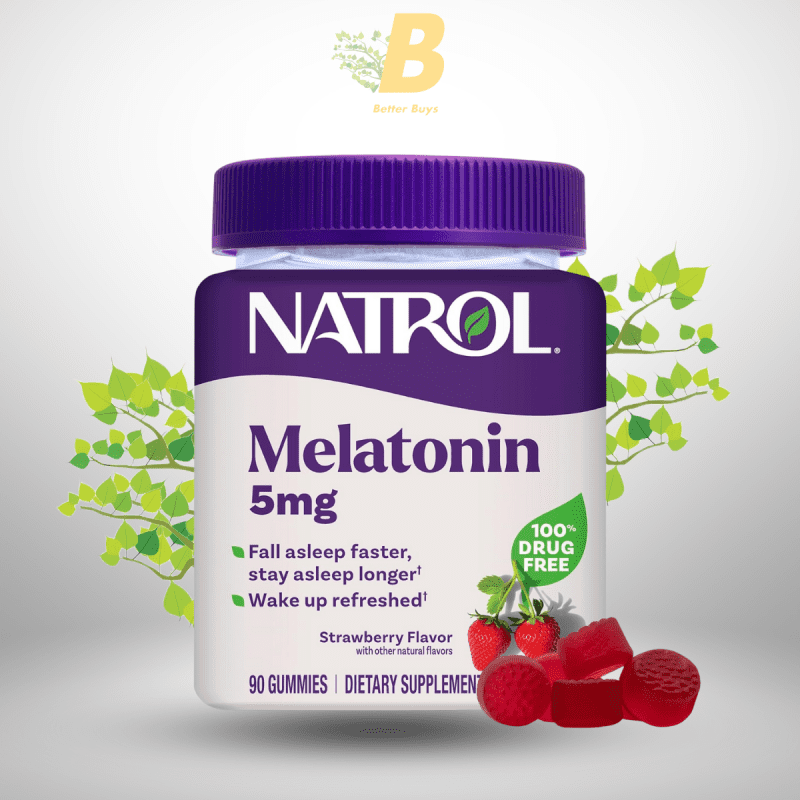 Natrol Melatonin Gummies 5mg 90 Strawberry Gummies in Bangladesh